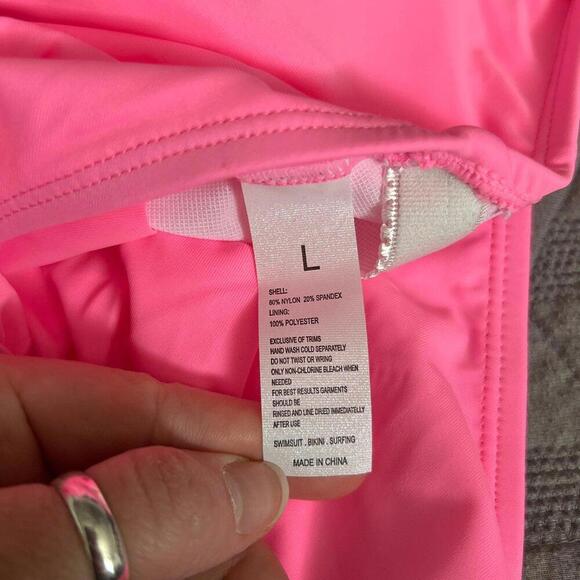 One Piece Swimsuit Hot Pink large - Picture 4 of 4